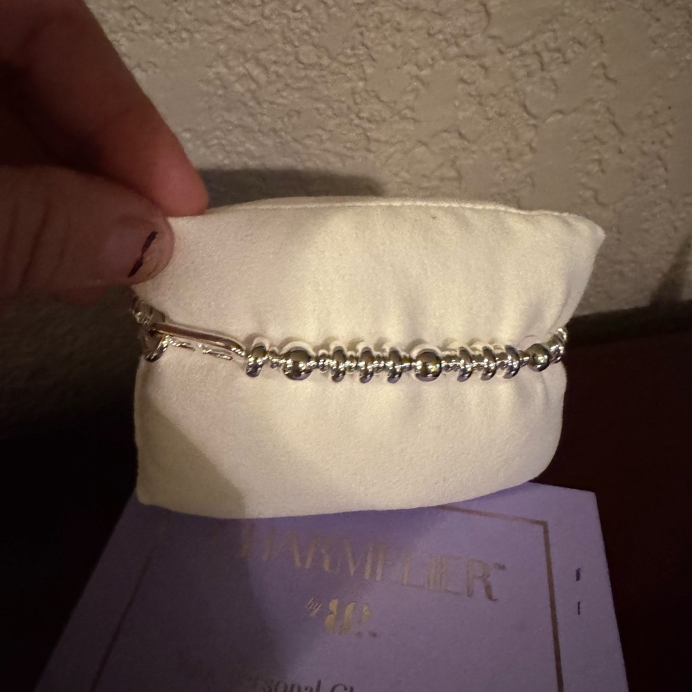 NWT Bomb Party Written with all my love Charmelier Silver Charm Bracelet - Picture 5 of 5